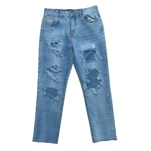 Nasty Gal school Day Distressed Jeans